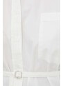 Answear Lab camasa din bumbac femei, culoarea alb, cu guler clasic, relaxed