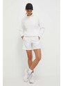 adidas Originals geaca femei, culoarea alb, de tranzitie, IR5282