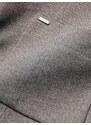 Ombre Sacou elegantă pentru bărbați fără rever - gri deschis V1 OM-BLZB-0124