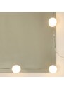 OrlandoKids Dulap cu oglinda si LED, stejar maro, 91x15x76,5 cm