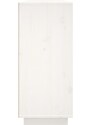 OrlandoKids Servanta, alb, 120x35x80 cm, lemn masiv de pin