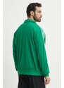 adidas Originals bluza barbati, culoarea verde, cu imprimeu, IU0762