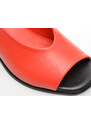 Sandale casual FLAVIA PASSINI rosii, 875018, din piele naturala