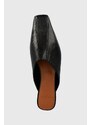 Vagabond Shoemakers slapi de piele WIOLETTA femei, culoarea negru, 5701-001-20