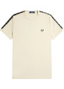 FRED PERRY T-Shirt M4613-Q124 v57 oatmeal/black