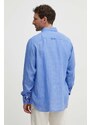 Tommy Hilfiger cămașă de in cu guler button-down, regular, MW0MW34602