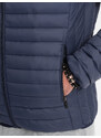 Ombre Jachetă matlasată pentru bărbați - albastru marin V1 OM-JALP-0156