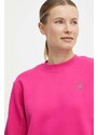 adidas by Stella McCartney bluza femei, culoarea roz, neted, IT8284