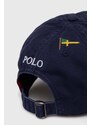 Polo Ralph Lauren șapcă de baseball din bumbac culoarea bleumarin, cu model, 710926397