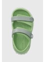 Crocs sandale copii CROCBAND CRUISER SANDAL culoarea verde