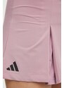 adidas Performance fustă sport culoarea roz, mini, evazati, IT6583
