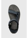 Teva sandale din piele intoarsa Terra Fi Lite Leather barbati, culoarea albastru marin, 1012072