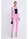 Pinko poșetă de piele culoarea negru, 100071 A0F1
