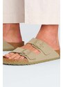 Birkenstock papuci Arizona bărbați, culoarea bej, 1027704