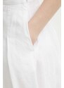 United Colors of Benetton fusta din in culoarea alb, midi, evazati