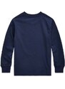 Polo Ralph Lauren pulover de bumbac pentru copii culoarea albastru marin, light, 322843804002