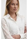Answear Lab camasa femei, culoarea alb, cu guler clasic, regular