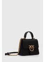 Pinko poșetă de piele culoarea negru, 100071 A0F1