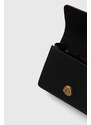 Pinko poșetă de piele culoarea negru, 100071 A0F1