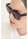 Balenciaga ochelari de soare culoarea maro, BB0346S