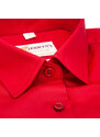 JERMYN'S Camasa eleganta dama rosu royal Luxury Slim Fit EASY IRON (Marime: 3XL)