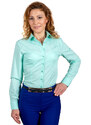 JERMYN'S Camasa dama eleganta verde menta Luxury Slim Fit EASY IRON (Marime: 3XL)
