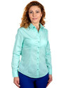 JERMYN'S Camasa dama eleganta verde menta Luxury Slim Fit EASY IRON (Marime: 3XL)
