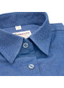 JERMYN'S Camasa albastra premium dama Oxford Luxury Slim Fit EASY IRON (Marime: 3XL)