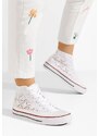 Zapatos Tenisi inalti dama Miyana V2 albi