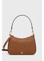 Lauren Ralph Lauren Lauren Ralph poșetă de piele culoarea maro 431884000000