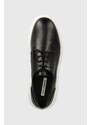 Karl Lagerfeld pantofi de piele GRANBY barbati, culoarea negru, KL22330