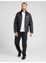 EA7 Emporio Armani Geacă de iarnă negru / alb
