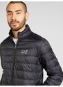 EA7 Emporio Armani Geacă de iarnă negru / alb