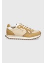 Pepe Jeans sneakers PLS40020 culoarea bej, BRIT-ON PRINTS W