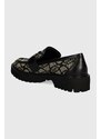 Liu Jo mocasini CORA 06 femei, culoarea negru, cu platforma, SF4005TX41222222