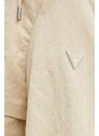 Guess geaca NATASHA femei, culoarea bej, de tranzitie, W4YL24 WGAW2