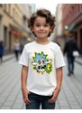 Malfini Tricou personalizat pentru copii din bumbac 100% - Rick Madness, Rick și Morty, desen animat, nebunie, suprarealist