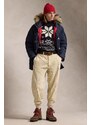 Polo Ralph Lauren geacă de puf barbati, culoarea albastru marin, de iarna, 710949233
