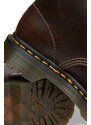 Dr. Martens bocanci de piele 1460 Pascal Serena femei, culoarea maro, cu toc plat, izolat, DM32019777