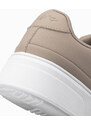 Ombre Cizme sport din piele ecologică pentru bărbați cu talpă groasă - cenușă V1 OM-FOSL-0166