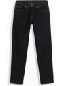 Ombre Pantaloni clasici din denim pentru bărbați REGULAR FIT - negru V2 OM-PADP-0152