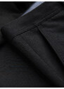 Ombre Pantaloni chino clasici pentru bărbați cu textură fină - negru V5 OM-PACP-0188
