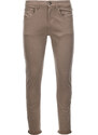 Ombre Pantaloni chino barbati - bej inchis P1059