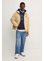 Tommy Jeans geaca barbati, culoarea maro, de iarna, DM0DM20003
