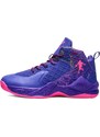 Sneakers pentru baschet MBrands, mov si pereche sosete