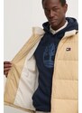 Tommy Jeans geaca barbati, culoarea maro, de iarna, DM0DM20003