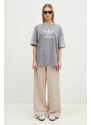 adidas Originals pantaloni de trening Femme Galore Wideleg Fleece Pants culoarea bej, uni, JN3029