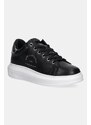 Karl Lagerfeld sneakers din piele KAPRI culoarea negru, KL62538K