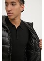 Tommy Jeans geacă de puf bărbați, culoarea negru, de tranziție, DM0DM20659