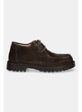 Astorflex pantofi de piele întoarsă Beenflex Rubber bărbați, culoarea maro, BEENFLEX.RUBBER.001.480